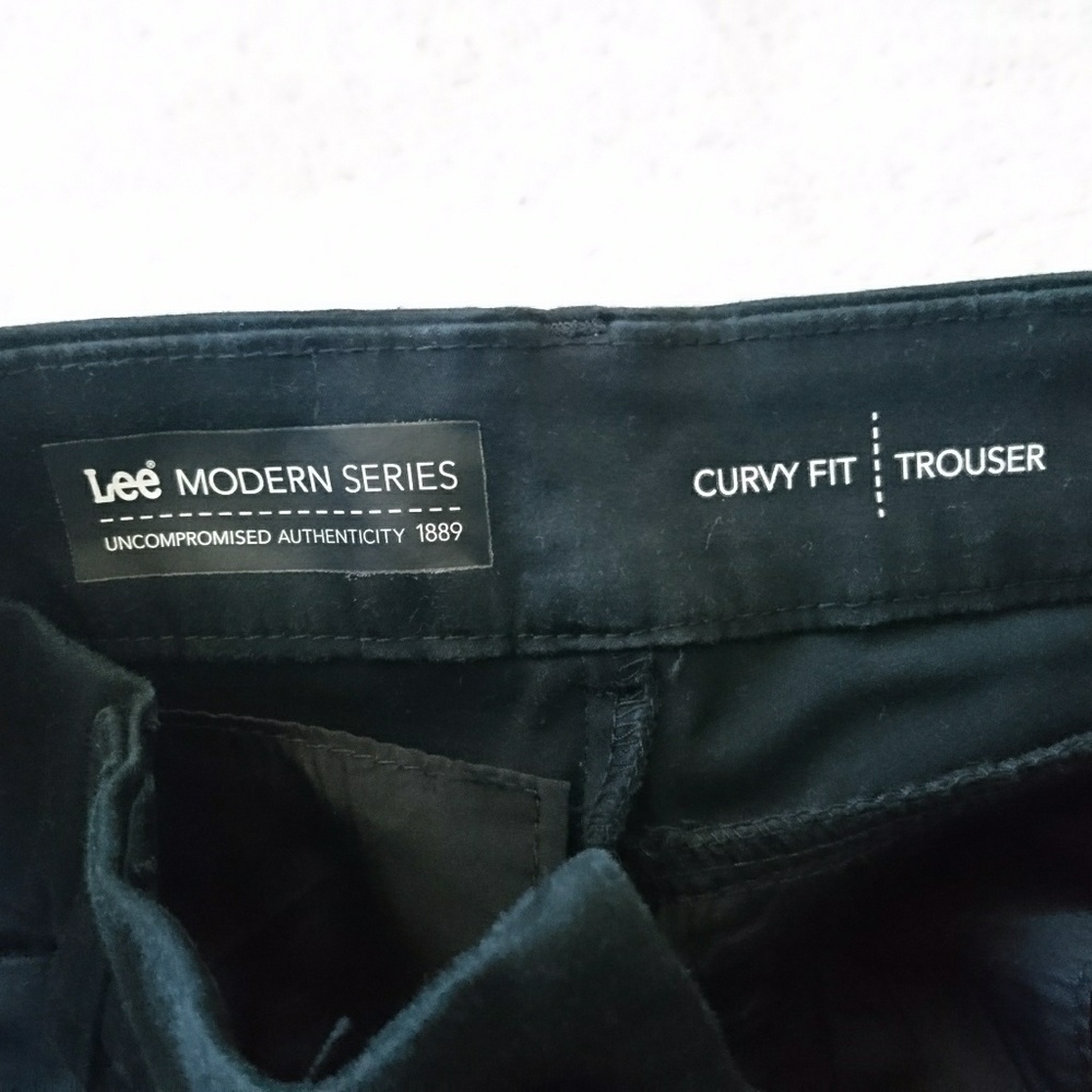 Black Lee Trouser Size 8M